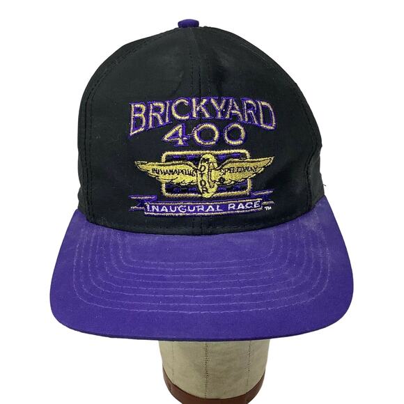 Vintage 1994 NASCAR Brickyard 400 Inaugural Race Snapback Hat Cap Embroidered - Picture 1 of 9